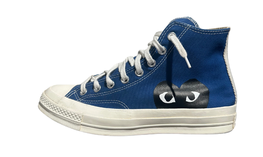 (USED) Converse Chuck Taylor All-Star 70s Hi Comme des Garçons PLAY Blue Quartz - 41,5 - CUSED-42