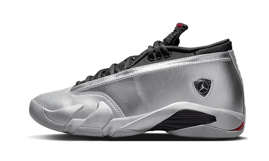 air-jordan-14-low-metallic-silver-socksforsport