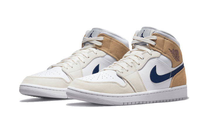 air-jordan-1-mid-tan-suede-navy-socksforsport