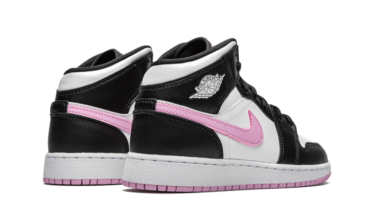 air-jordan-1-mid-white-black-light-arctic-pink-socksforsport