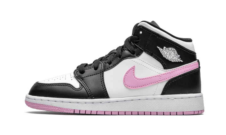 air-jordan-1-mid-white-black-light-arctic-pink-socksforsport