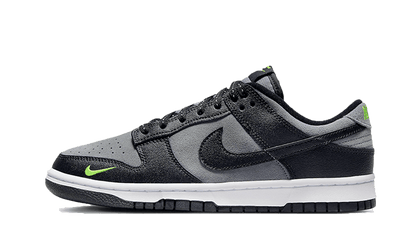 dunk-low-black-grey-green-strike-socksforsport